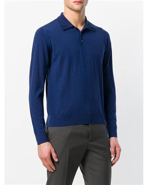 prada long sleeve polo|Meer.